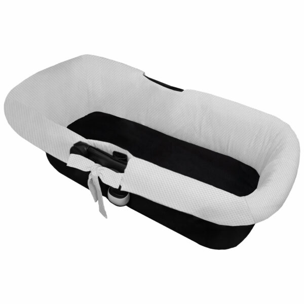 Interior universal para capazo lazadas en tejido napoles gris