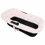 2763 Interiores de Capazo Universal Mel Napoles Rosa Bordado Bodoques Gris