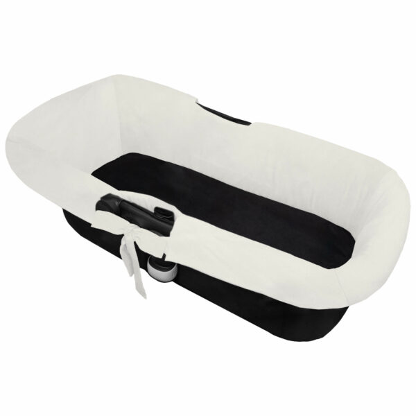 Interior universal para capazo lazadas en tejido piqué crudo