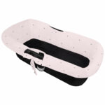 2710 Interiores de Capazo Universal Edén Piqué Rosa Bordado Bodoques Gris