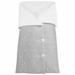 1782 Sacos Capazo Cruzados Jade Napoles Gris Bordado Estrellas