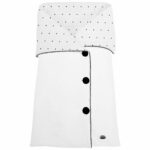 1748 Sacos Capazo Cruzados Leslie-Alex Piqué Blanco Puntilla y Topitos Negro