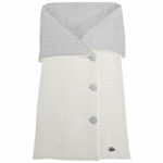 1747 Sacos Capazo Cruzados Leslie-Alex Piqué Crudo Puntilla y Topitos Crudo
