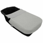 5041 Sacos de Capazo con Colcha Denís Piqué Gris Bordado Topitos Gris