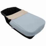 5114 Sacos de Capazo con Colcha Kin-Francis Polipiel Celeste con Camel