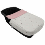 5064 Sacos de Capazo con Colcha Mel Polipiel Crudo Bordado Bodoques Maquillaje