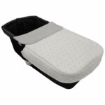 5096 Sacos de Capazo con Colcha Remy Polipiel Crudo Bordado Topitos Gris