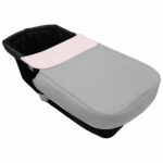 5084 Sacos de Capazo con Colcha Jade Polipiel Gris Bordado Estrellas Rosa