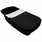 5108 Sacos de Capazo con Colcha Alex Polipiel jaretas Negro Puntilla y Topitos Negro