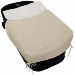 5012 Sacos de Capazo con Colcha Cris Piqué Camel Bordado Estrellas Crudo