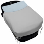 5121 Sacos de Capazo con Colcha kin-Francis Polipiel Gris con Celeste