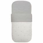 3514 Sacos para Capazo Cris Piqué Crudo Bordado Estrellas Gris
