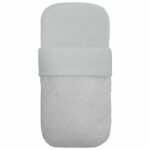 3530 Sacos para Capazo Ariel Piqué Gris Bordado de Estrellitas Gris