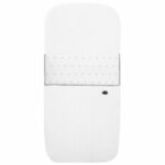 3545 Sacos para Capazo Leslie Piqué Jaretas Blanco Puntilla y Topitos Gris