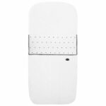 3546 Sacos para Capazo Leslie Piqué Jaretas Blanco Puntilla y Topitos Negro