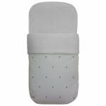 3571 Sacos para Capazo Mel Polipiel Gris Bordado Bodoques Gris