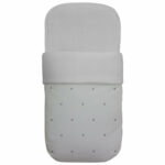 3584 Sacos para Capazo Jade Polipiel Gris Bordado Estrellas Gris