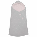 1716 Sacos Capazo Cruzados Cris Piqué Gris Bordado Estrellas