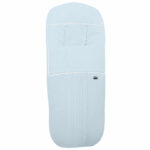 3249 Sacos de Silla Leslie Piqué Jaretas Celeste Puntilla y Topitos Blanco