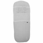 3253 Sacos de Silla Leslie Piqué Jaretas Gris Puntilla y Topitos Blanco