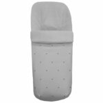 3284 Sacos de Silla Jade Polipiel Gris Bordado Estrellas Gris
