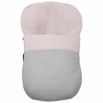 1331 Sacos Grupo Cero Ariel Piqué Gris Bordado Estrellitas Rosa