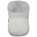 1376 Sacos Grupo Cero Jade Polipiel Crudo Bordado Estrellas Gris
