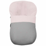 1371 Sacos Grupo Cero Mel Polipiel Gris Bordado Bodoques Rosa