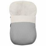 1400 Sacos Grupo Cero Remy Polipiel Gris Bordado Topitos Crudo