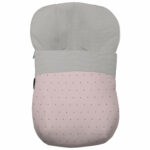1394 Sacos Grupo Cero Joss Polipiel Rosa Bordado Estrellitas Gris