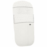 3251 Sacos de Silla Leslie Piqué Jaretas Crudo Puntilla y Topitos Gris