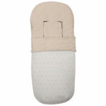 3298 Sacos de Silla Remy Polipiel Crudo Bordado Topitos Tostado