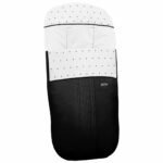 3309 Sacos de Silla Alex Polipiel Jaretas Negro Puntilla y Topitos Negro