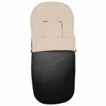 3328 Sacos de Silla Kin-Francis Polipiel Negro con Tostado