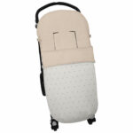 3289 Sacos de Silla Joss Polipiel Crudo Bordado Estrellitas Tostado