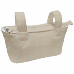 1005 Bolsos Mel Napoles Tostado Bordado Bodoques Celeste