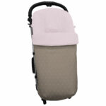3357 Sacos de Silla Remy Polipiel Tostado Bordado Topitos Rosa