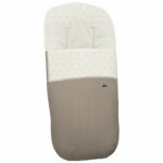 3362 Sacos de Silla Alex Polipiel Jaretas Tostado Puntilla Crudo y Topitos Tostado