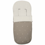 3342 Sacos de Silla Mel Polipiel Tostado Bordado Bodoques Crudo