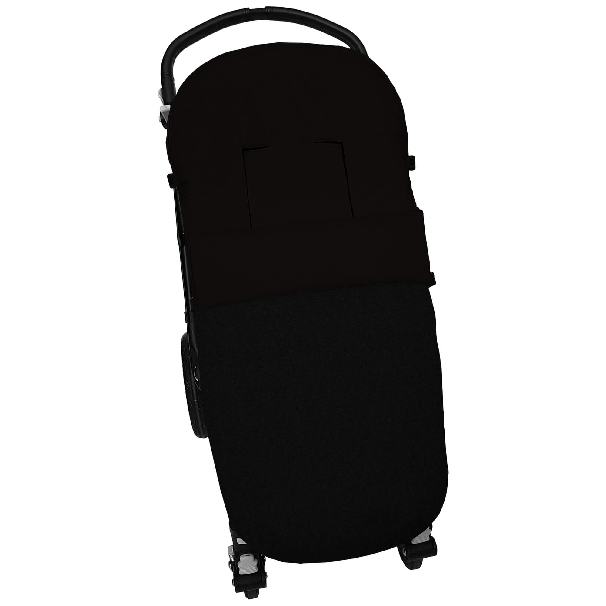 Saco universal Alaska negro pelo negro Saco para silla en tejido impermeable modelo universal diseño Alaska negro con el interior en pelo color negro