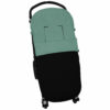 Saco para silla en tejido impermeable modelo universal diseño Alaska negro con el interior en pelo color verde