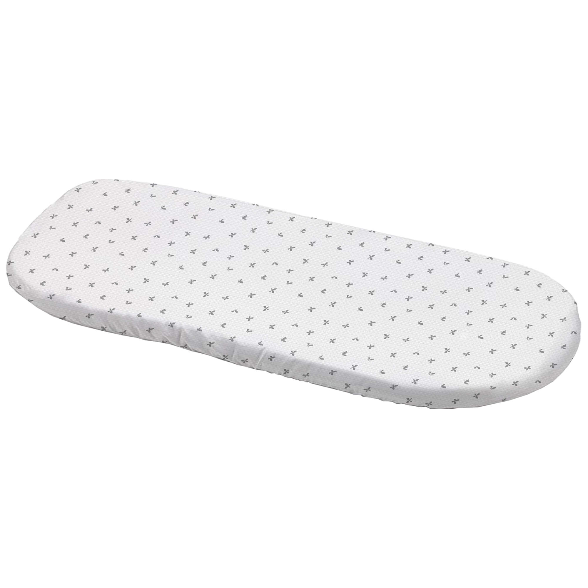 Bajera Indra gris Bajera universal para capazo en tejido estampado Indra gris