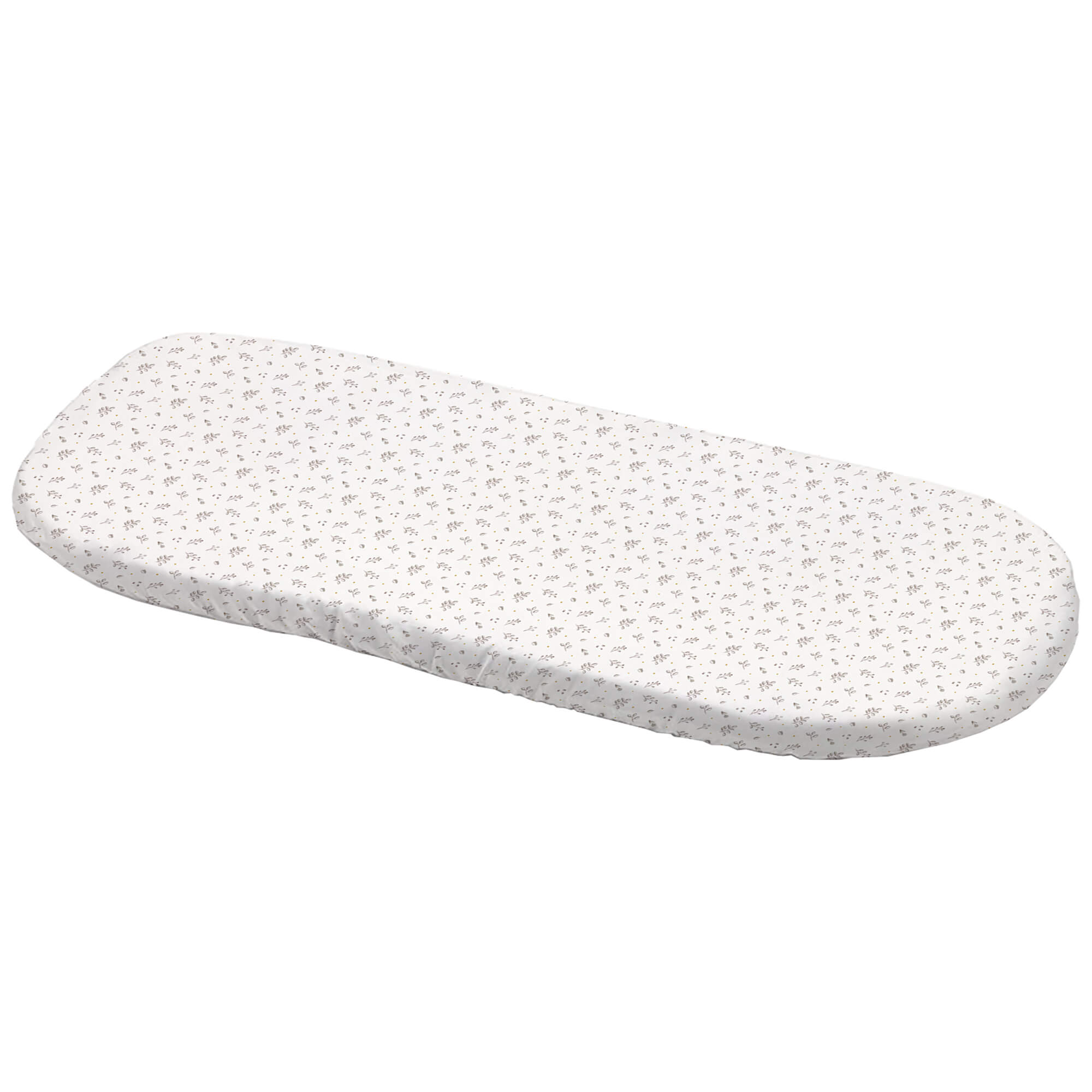 Bajera para colchón de capazo en tejido estampado Luan Tostado Bajera para colchón de capazo en tejido estampado diseño Luan Tostado