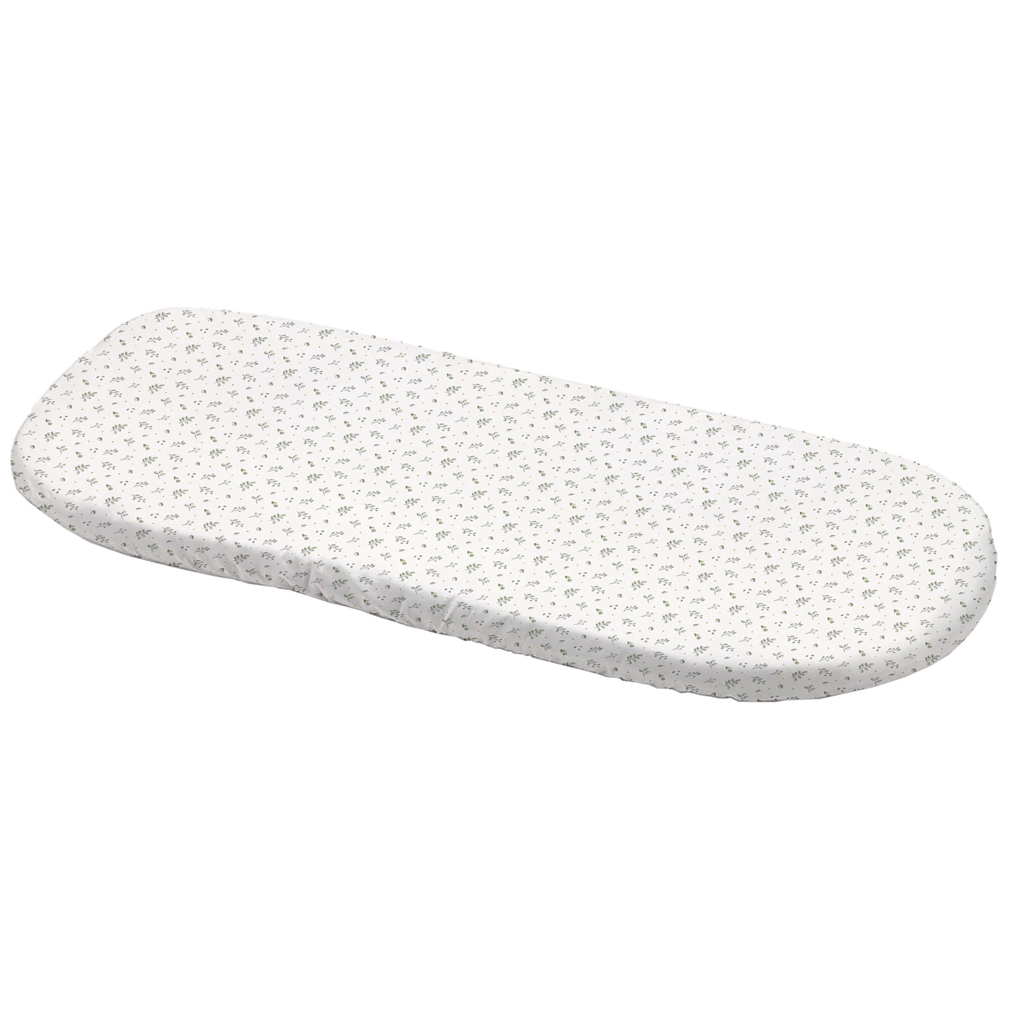 Bajera para colchón de capazo en tejido estampado Luan Verde Bajera para colchón de capazo en tejido estampado diseño Luan Verde