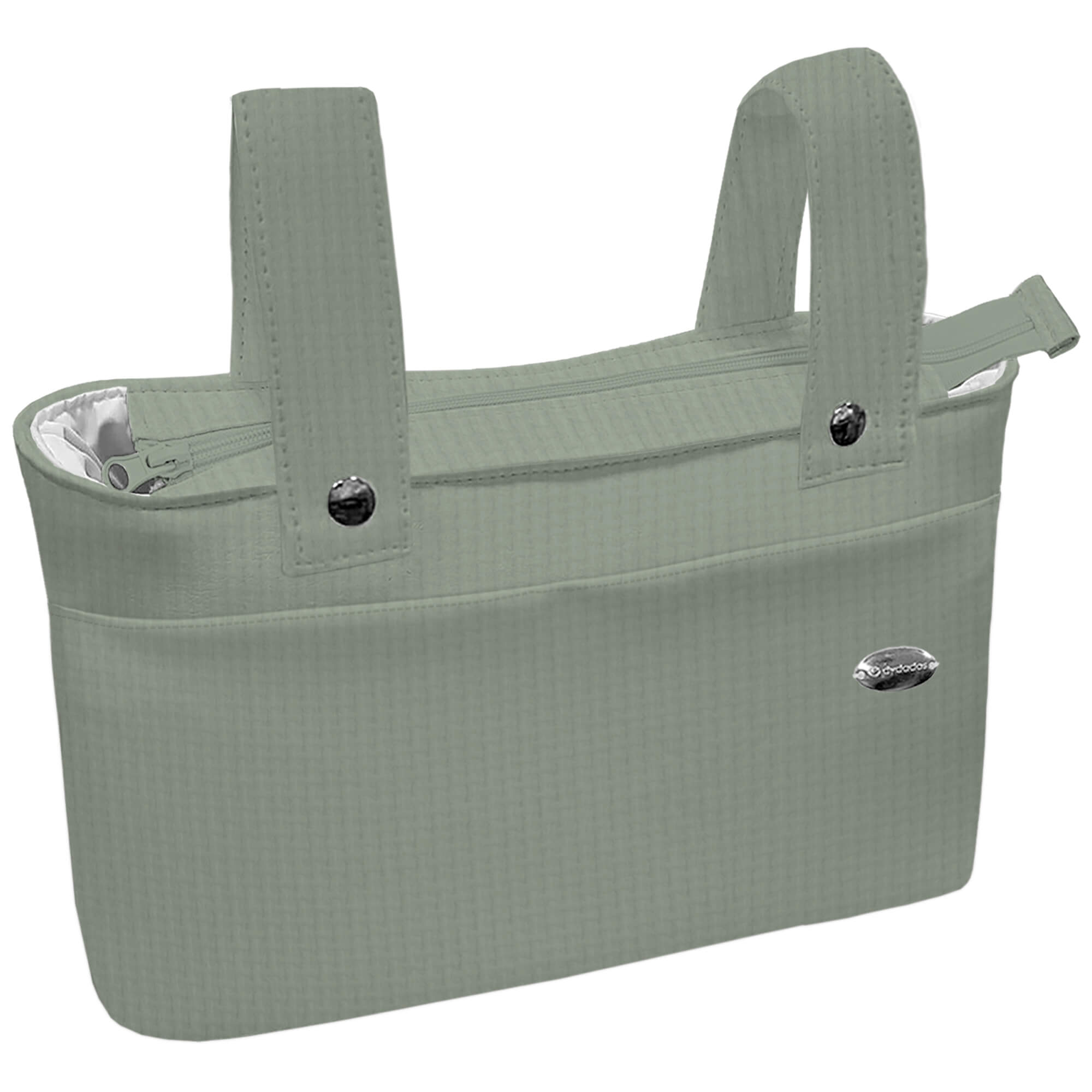 Bolso Organizador sin volante Piqué en tejido piqué de algodón Roma Verde