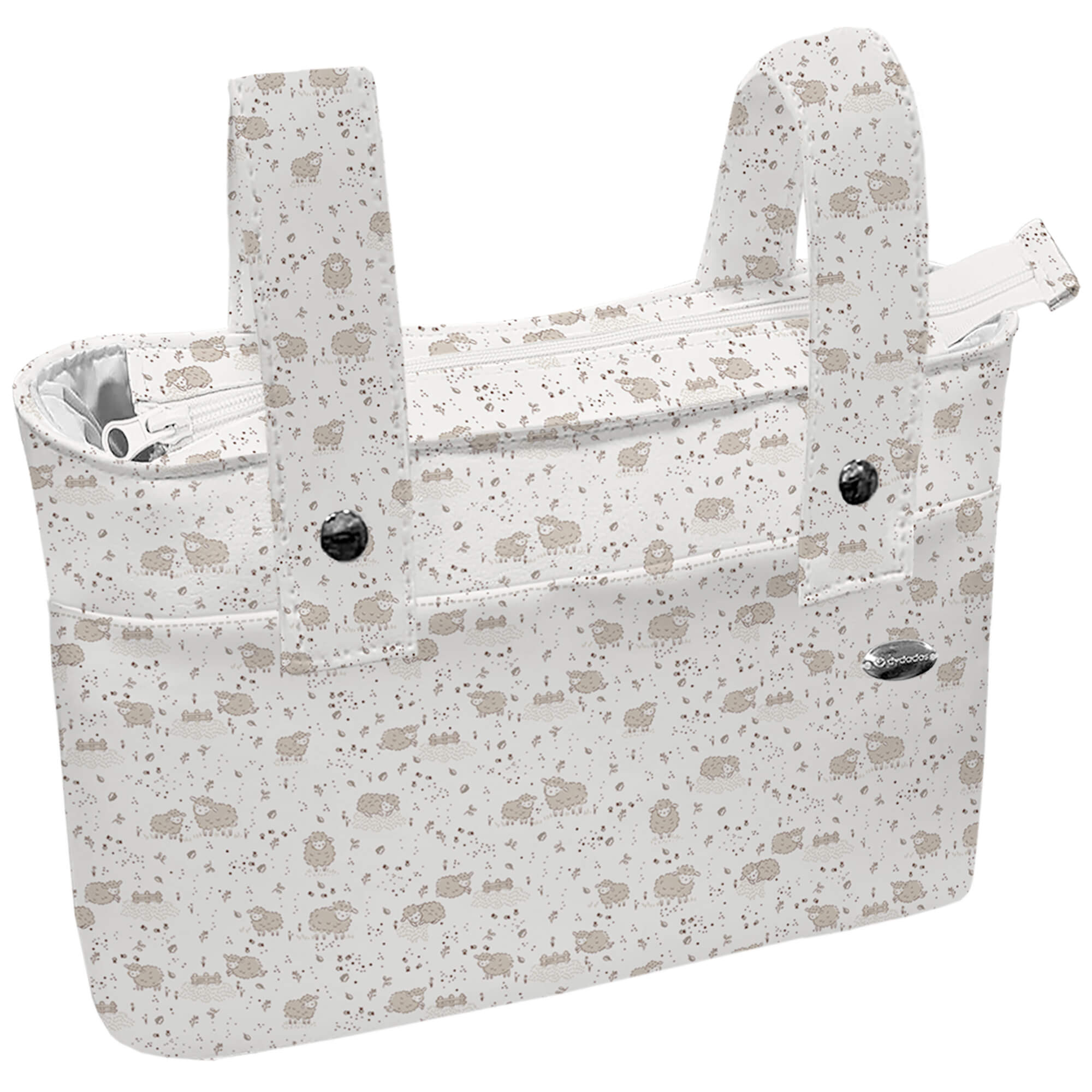 Bolso organizador XL Elda Bolso para silla modelo organizador xl en tejido impermeable estampado Elda