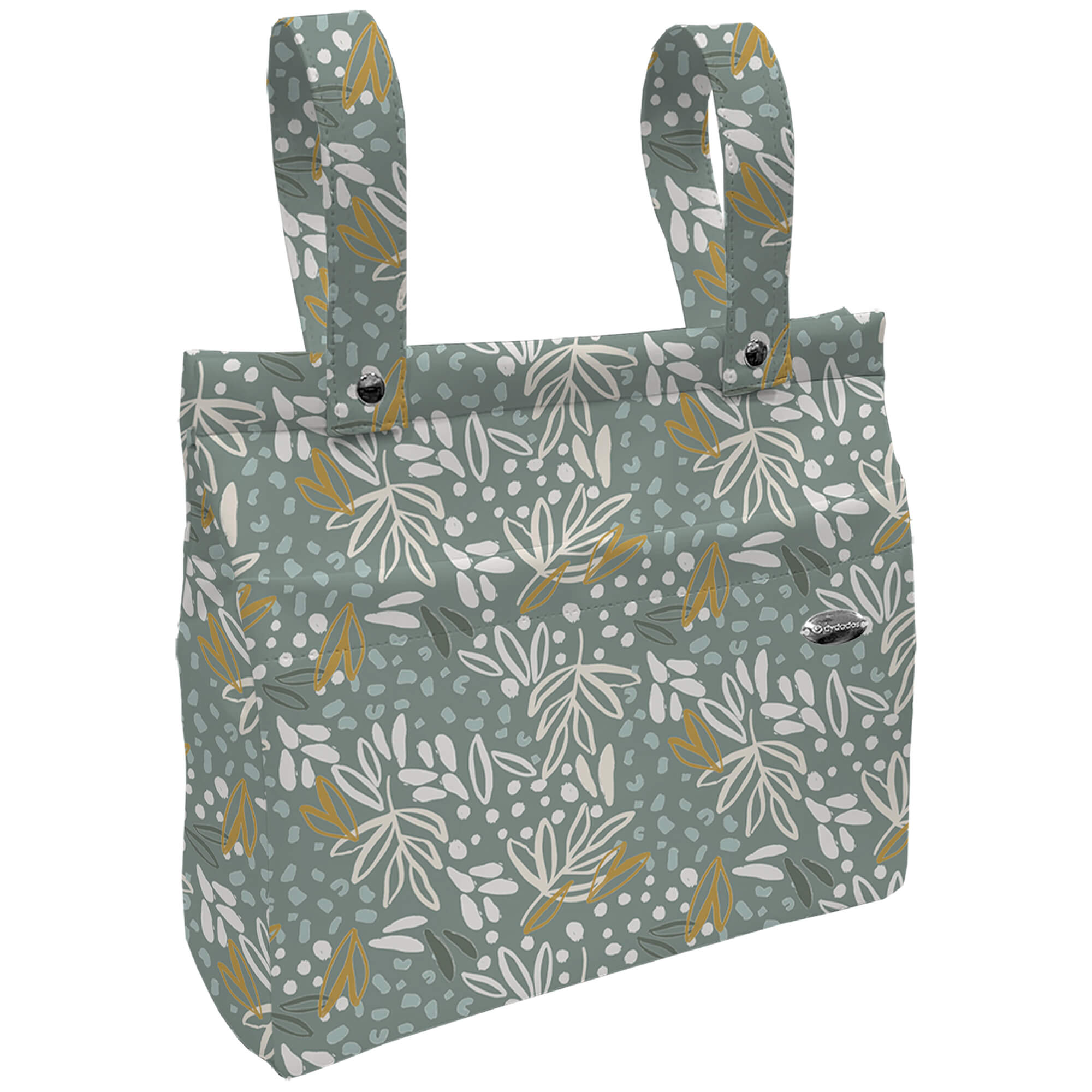 Bolso panera Omar Bolso para silla modelo panera en tejido impermeable estampado Omar