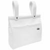 Bolso para silla modelo panera sin volante en tejido bambula Blanco