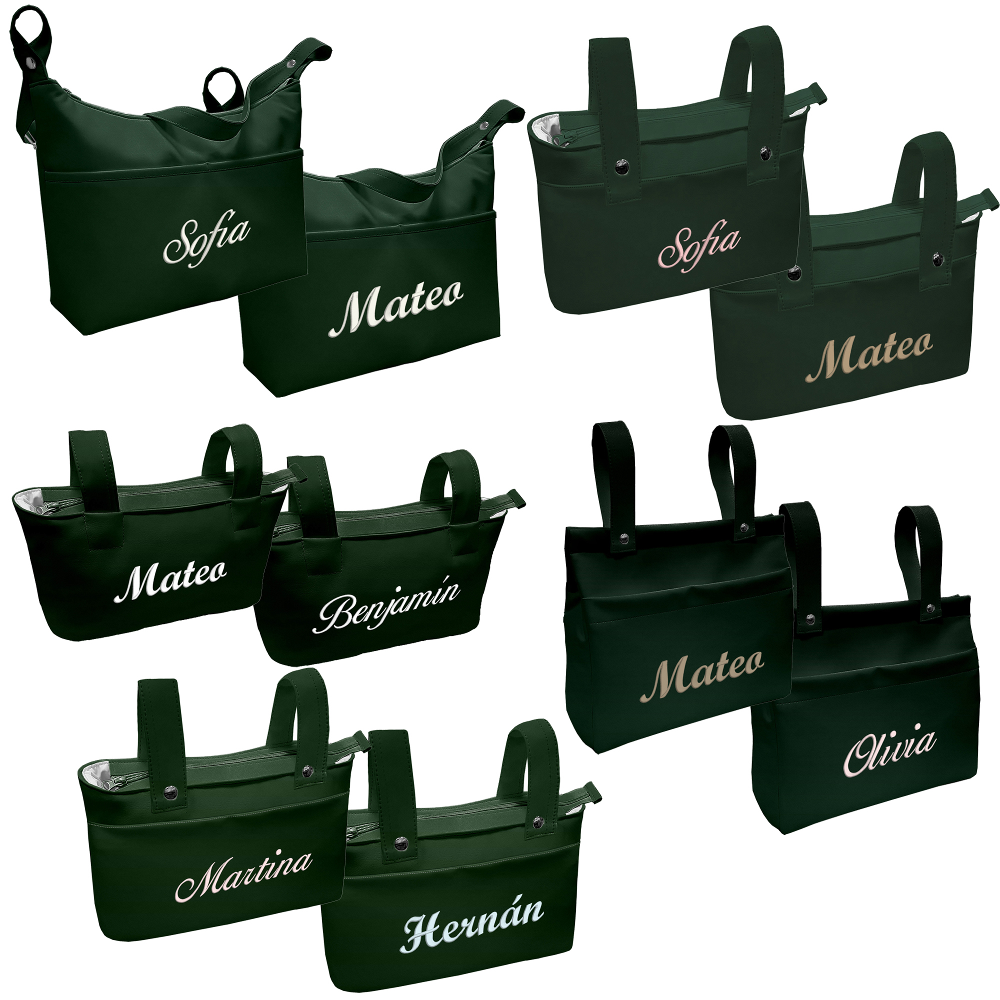 bolsos-bordados-polipiel-verde-botella