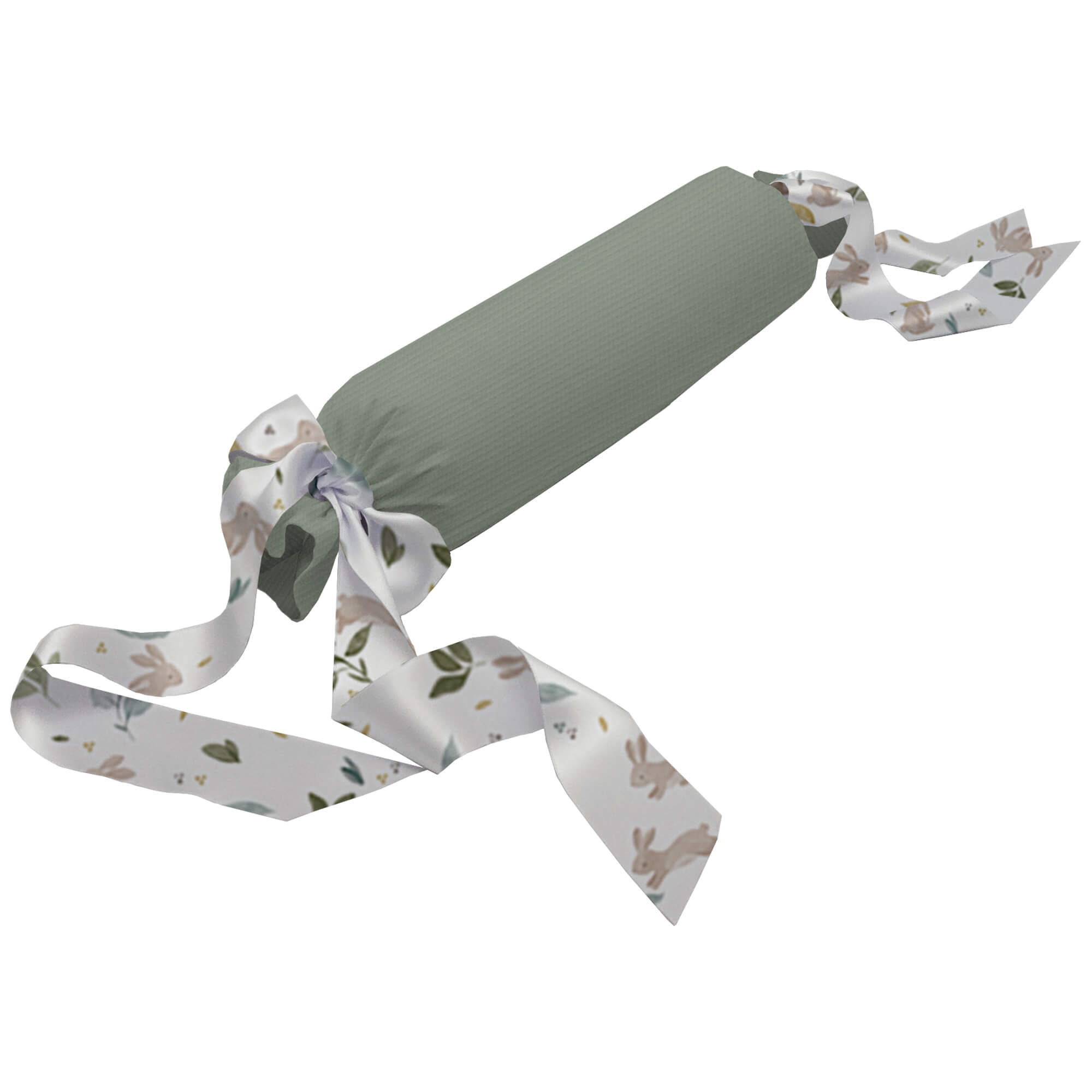 Cojín antivuelco Uriel puzzle verde Cojín antivuelco en tejido piqué de algodón diseño Uriel puzzle verde